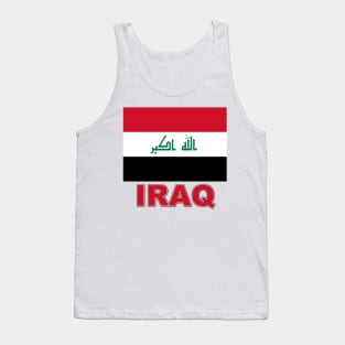 The Pride of Iraq - Iraqi National Flag Design Tank Top